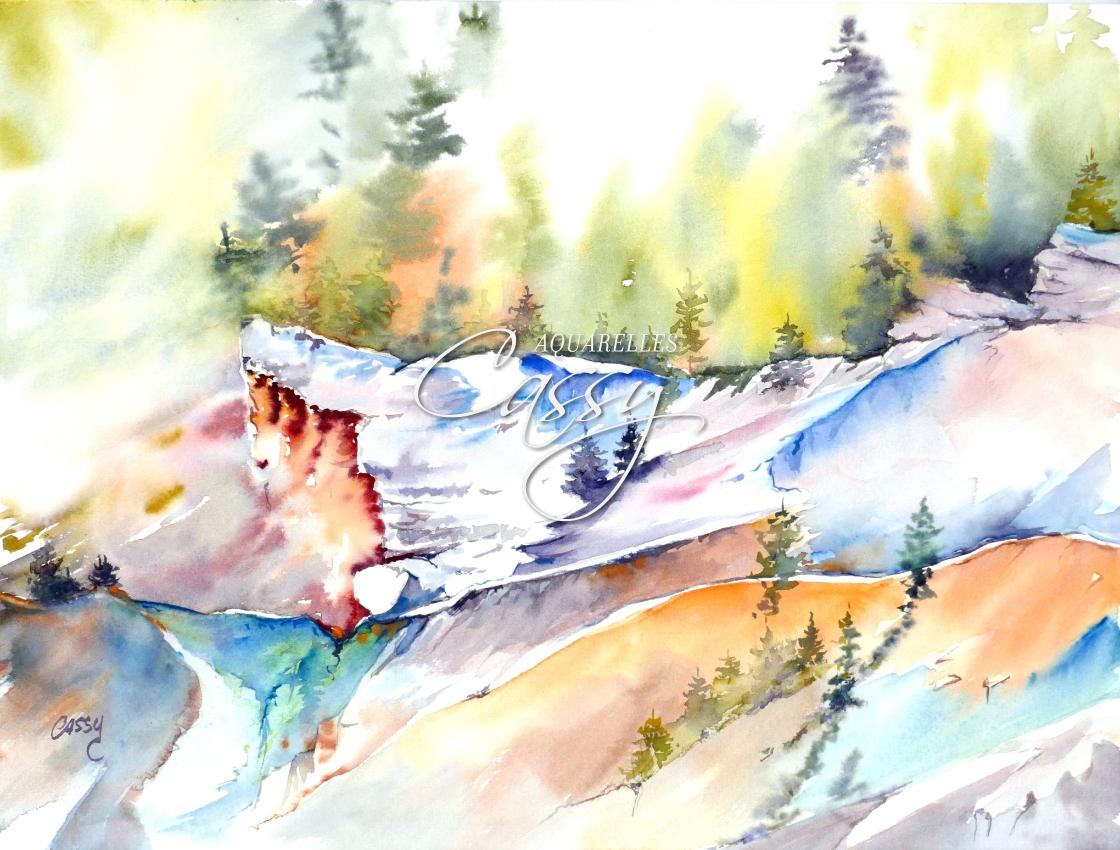 De Roche et de Glace 2023- 31 cm X 41 cm